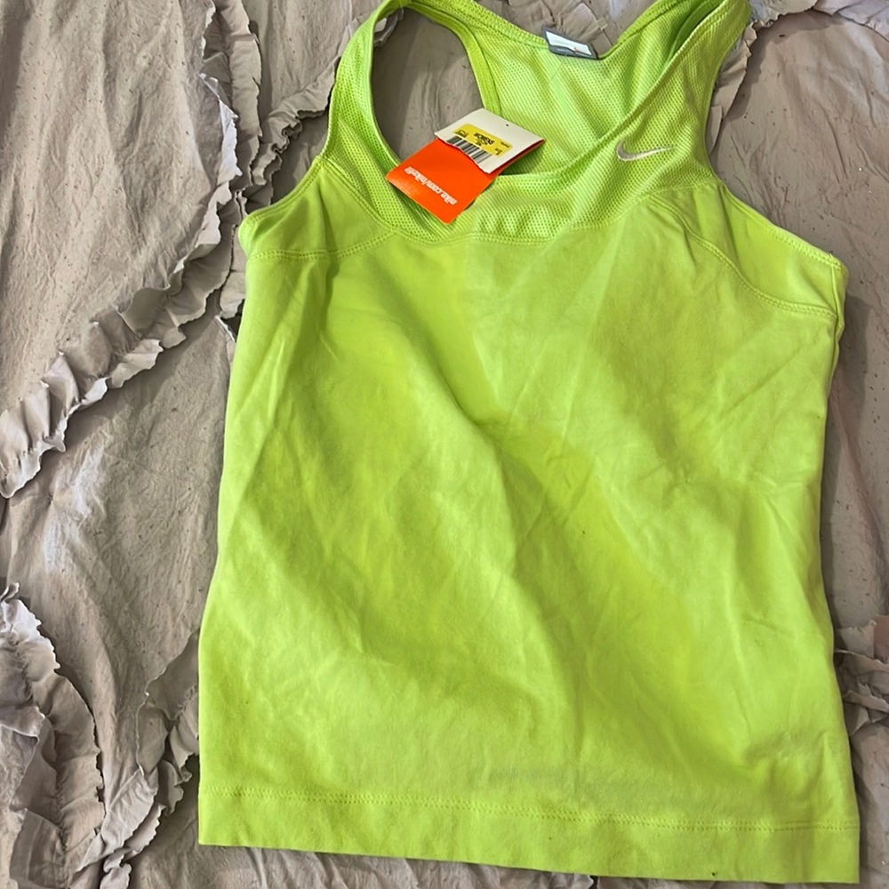 Womens Nike Green Tank Top